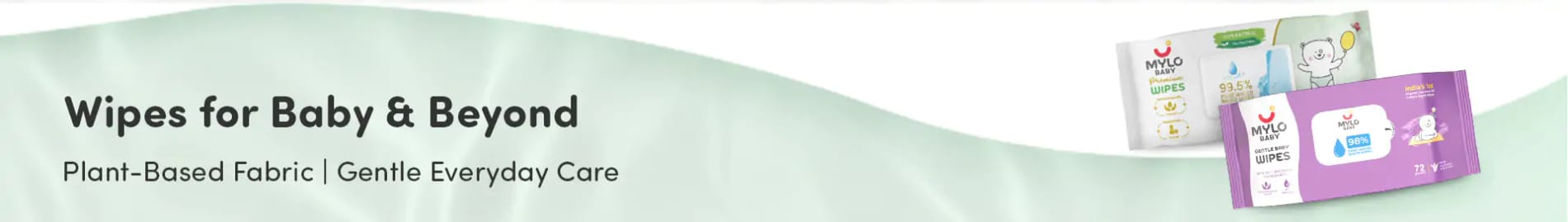 Gentle wipes for baby and adults