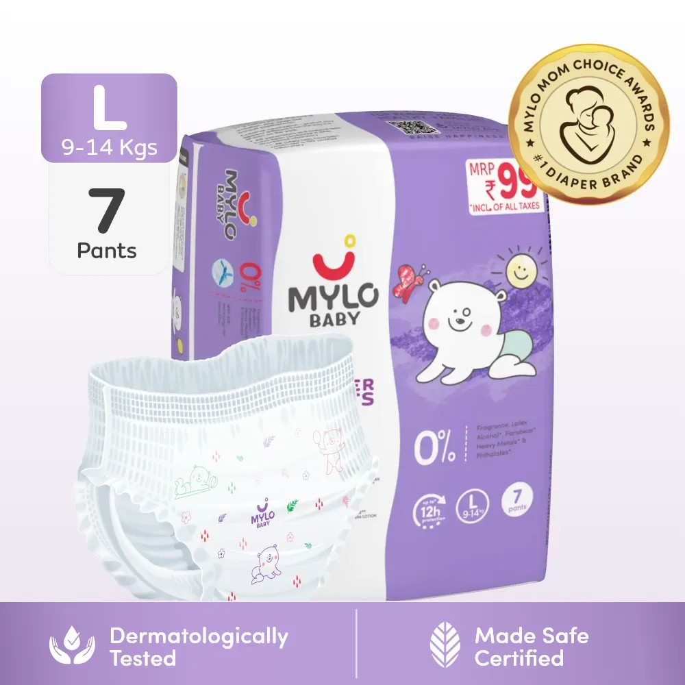 Mylo Baby Diaper Pants L Size Pack of 7