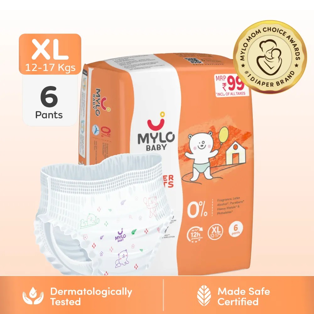 Mylo Baby Diaper Pants XL Size Pack of 6