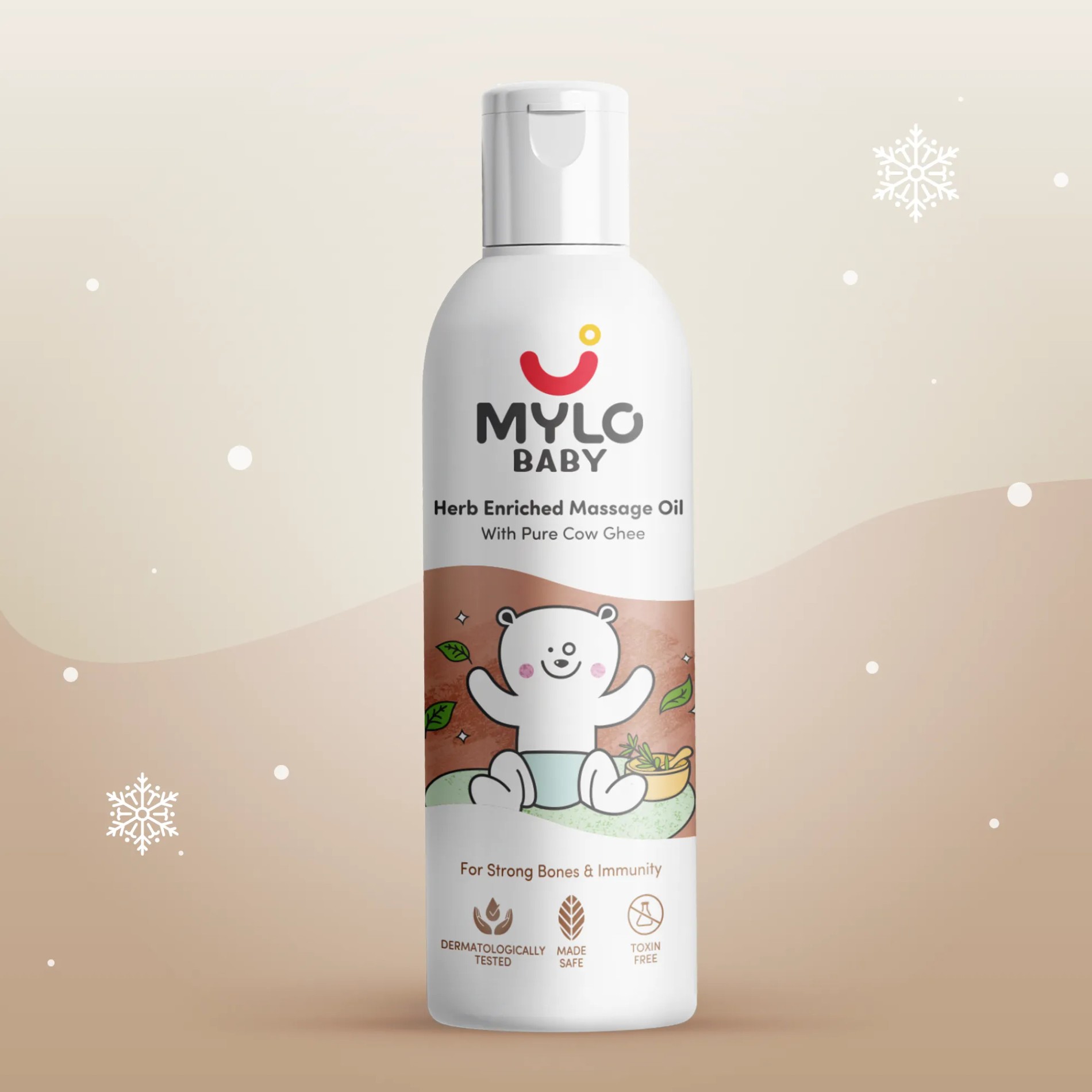 Mylo Herb Enriched Baby Massage Oil - 200 ml