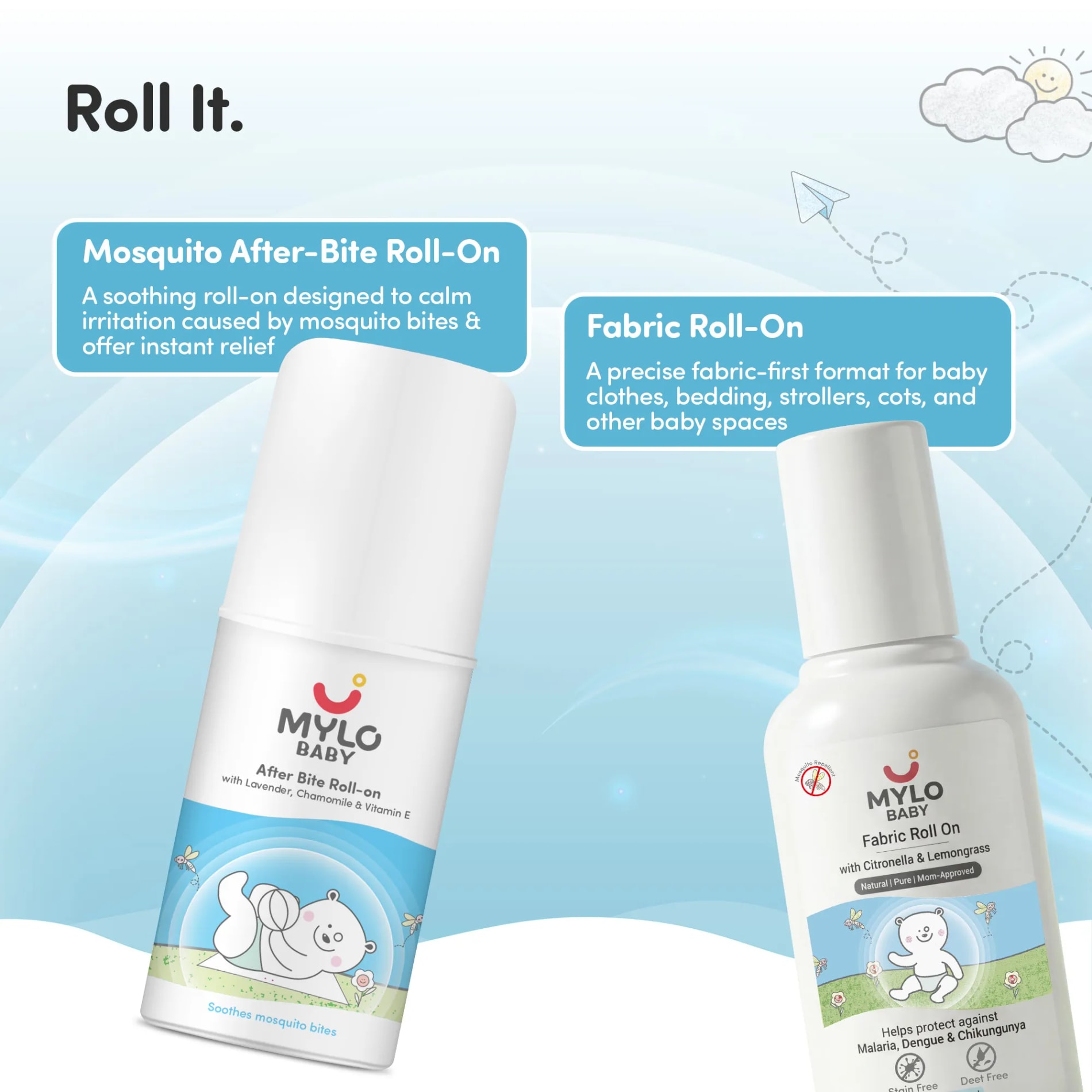 Mosquito Defence Kit- Mosquito Patches (24 Patches)  + Mosquito Spray (100ml) + Fabric Roll on (10ml) + After Bite Roll-on (40ml) - Pack of 1 each