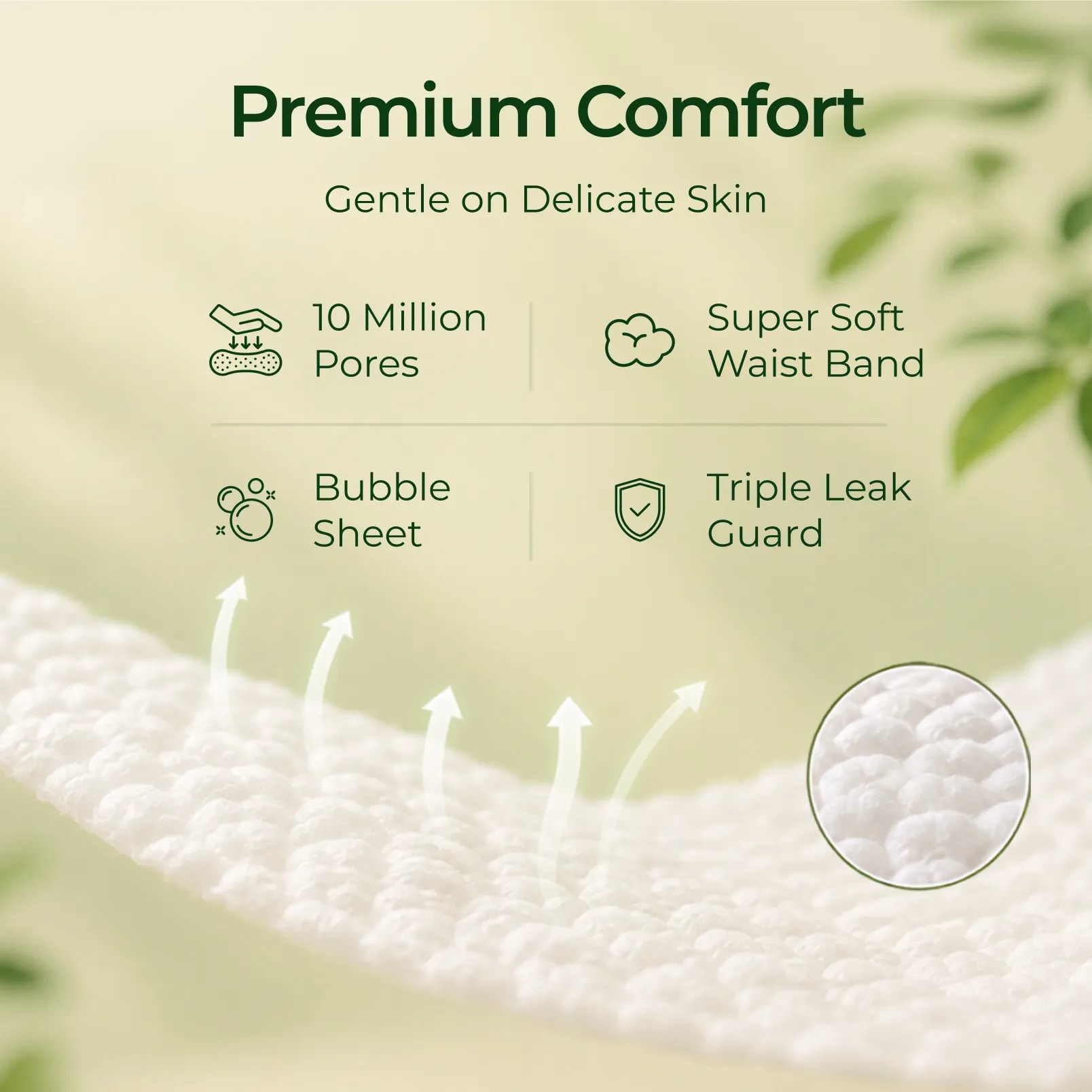 Mylo Airprime™ Premium Baby Diaper Pants | Rash-free | Leak-proof | Ultra-thin | Wetness Indicator - M(8-13 Kgs) - 26 Count