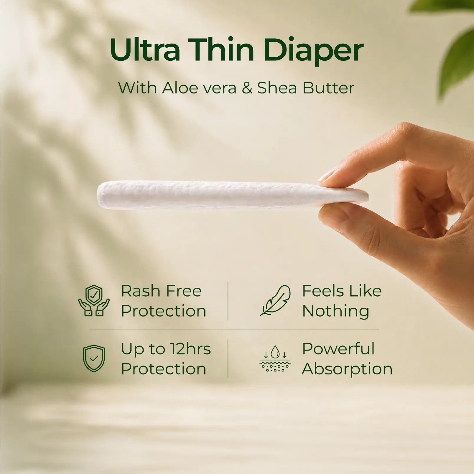 Mylo Airprime™ Premium Baby Diaper Pants | Rash-free | Leak-proof | Ultra-thin | Wetness Indicator - M(8-13 Kgs) - 52 Count