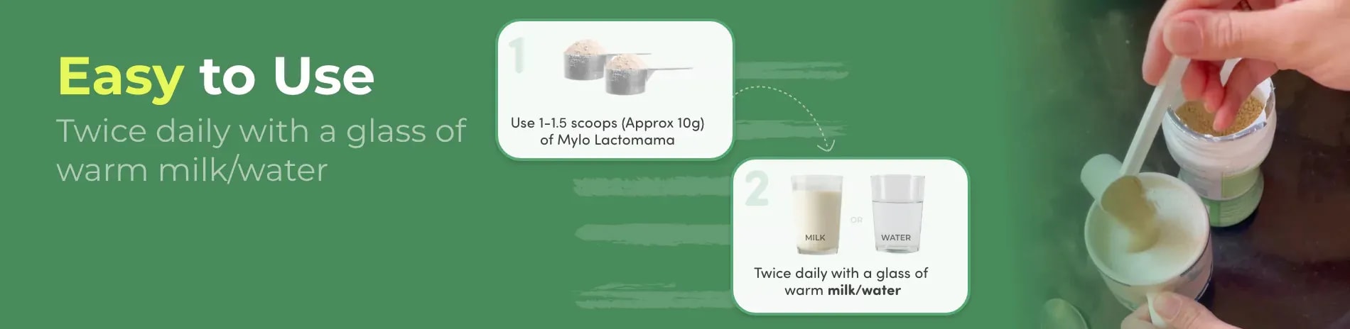 how to use Lactomama™ Lactation Granules