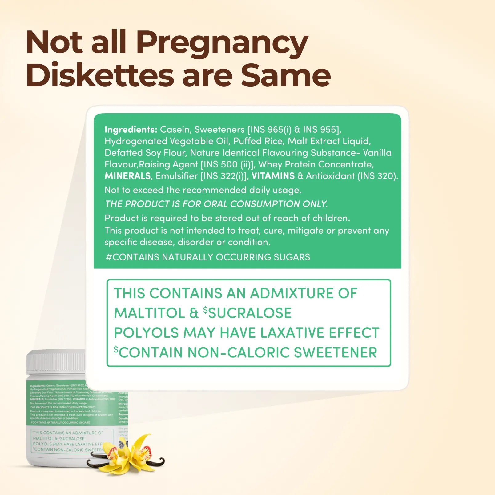 MamaGro™ Protein Diskettes - 250gm - Vanilla