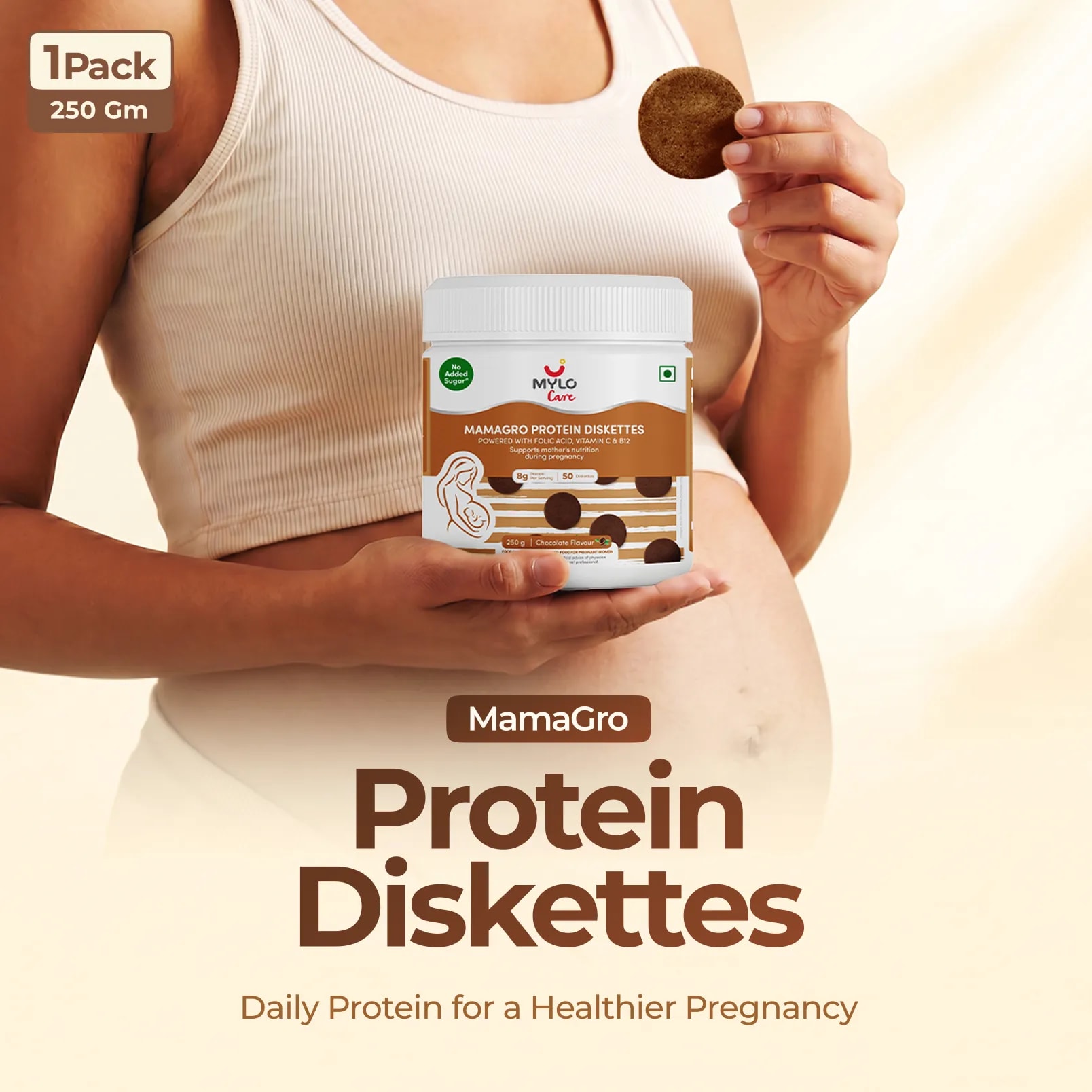 MamaGro™ Protein Diskettes - 250gm Chocolate