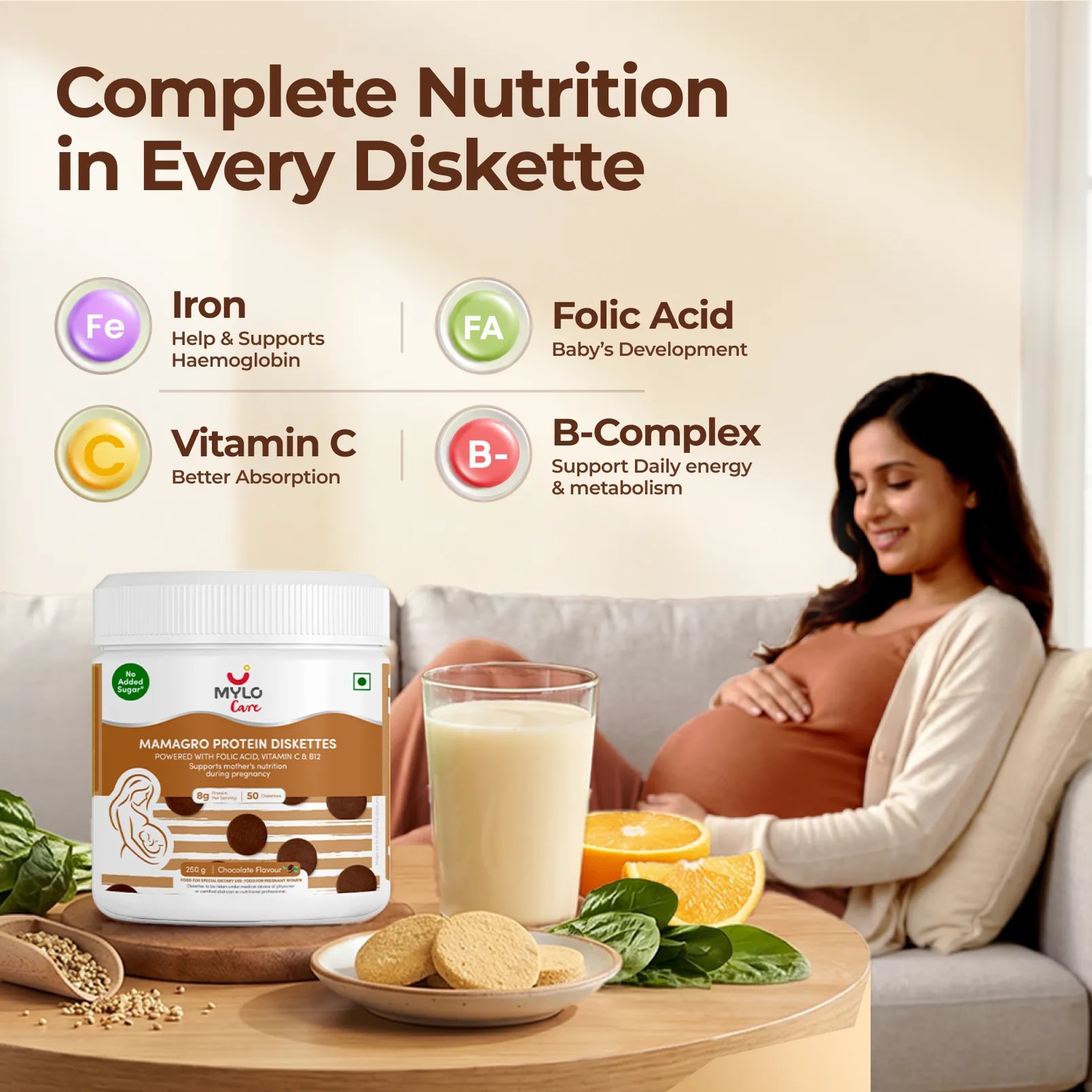 MamaGro™ Protein Diskettes - 250gm Chocolate