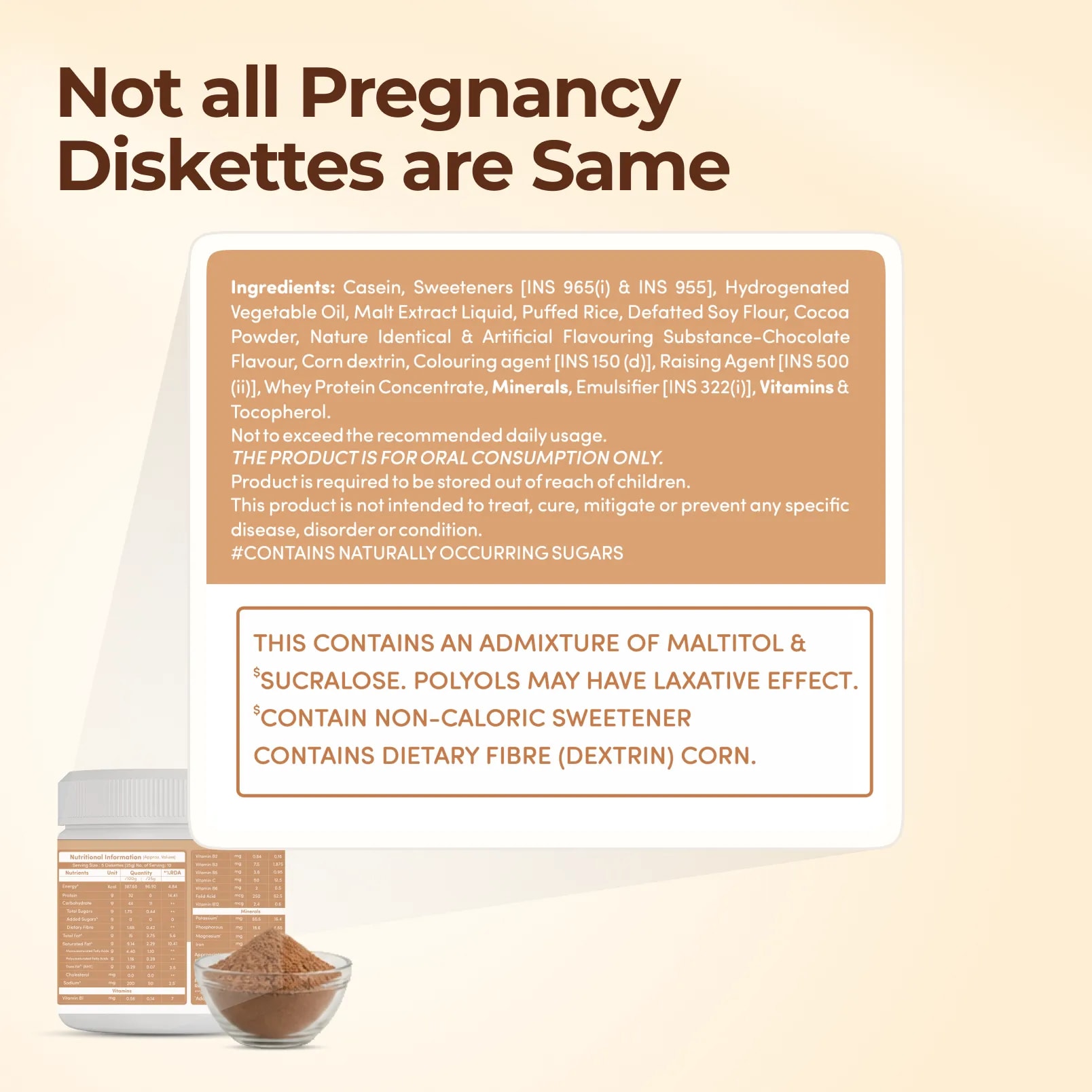 MamaGro™ Protein Diskettes - 250gm Chocolate