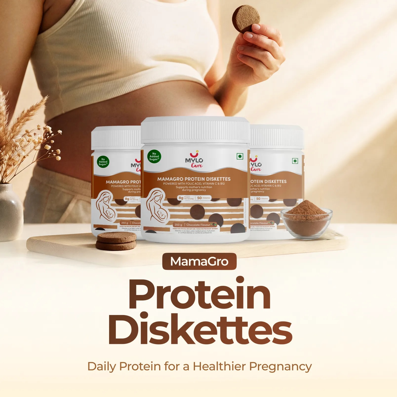 MamaGro™ Protein Diskettes - 750gm Chocolate