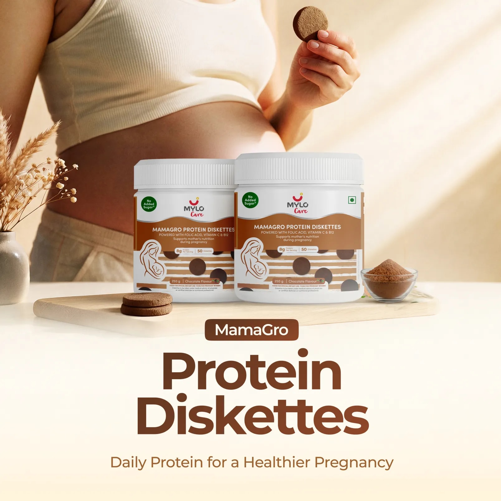MamaGro™ Protein Diskettes - 500gm Chocolate