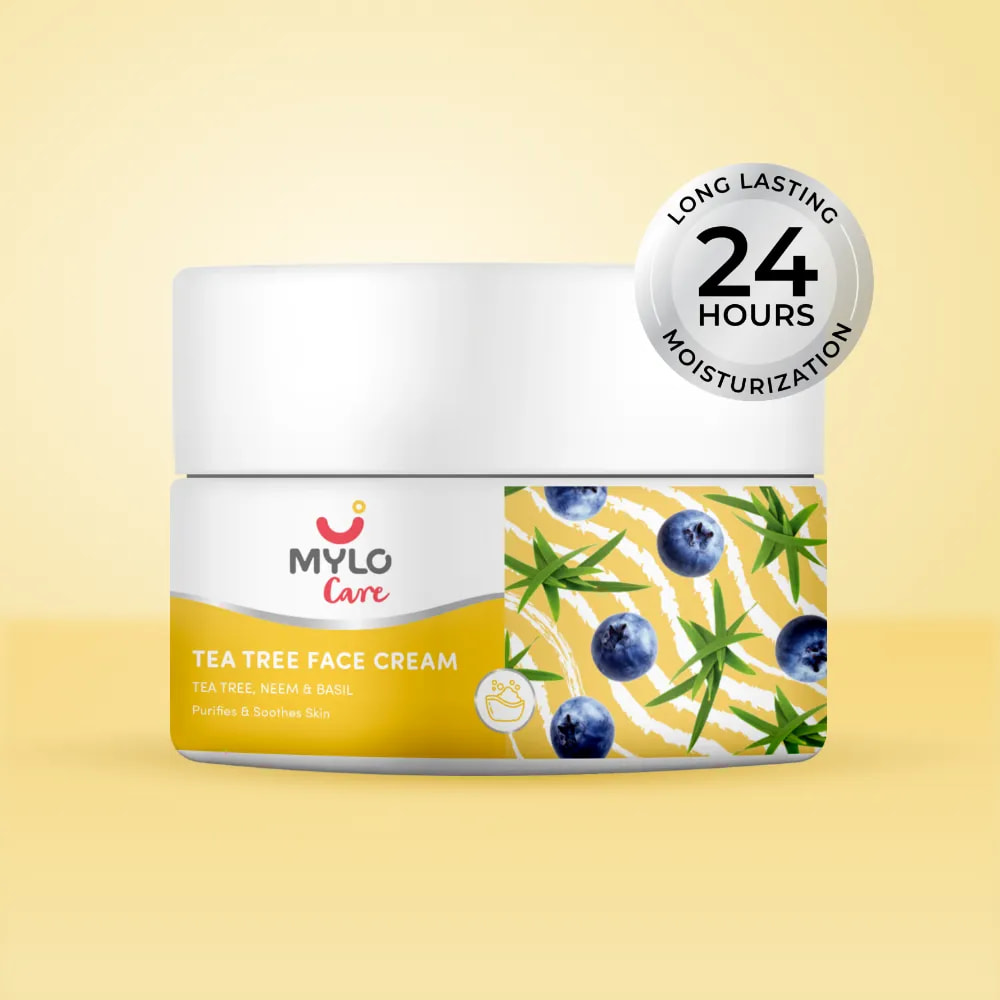 Tea Tree Face Cream with Australian Tea Tree & Glycolic Acid - 50 gm