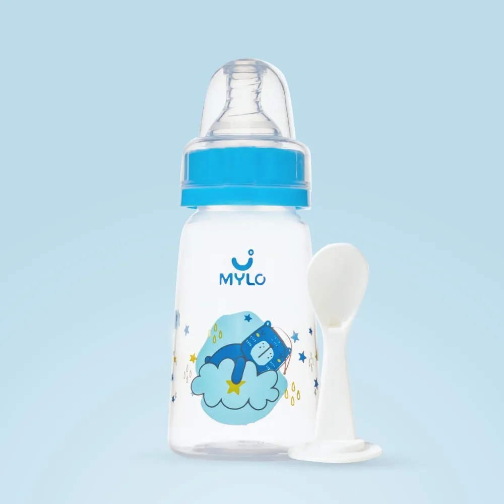2-in-1 Baby Feeding Bottle (Bear) - 125 ml