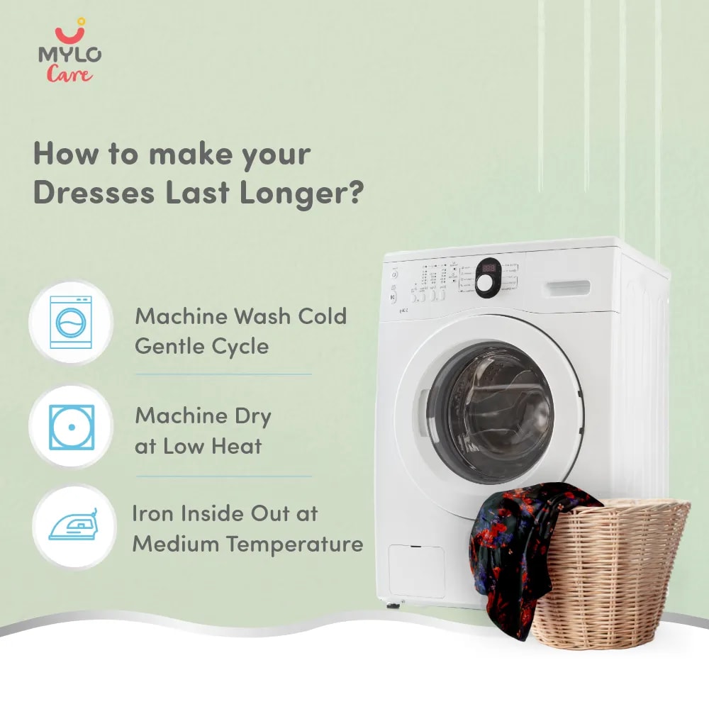 Maternity Dresses For Women with Both Side Zipper For Easy Feeding | Adjustable Belt for Growing Belly | Maxi Dress | Garden Flowers - Teal | XL