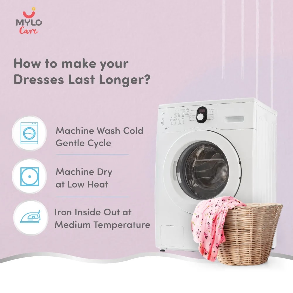 Maternity Dresses For Women with Both Side Zipper For Easy Feeding | Adjustable Belt for Growing Belly | Maxi Dress | Ditsy Daisy - Pink | XXL