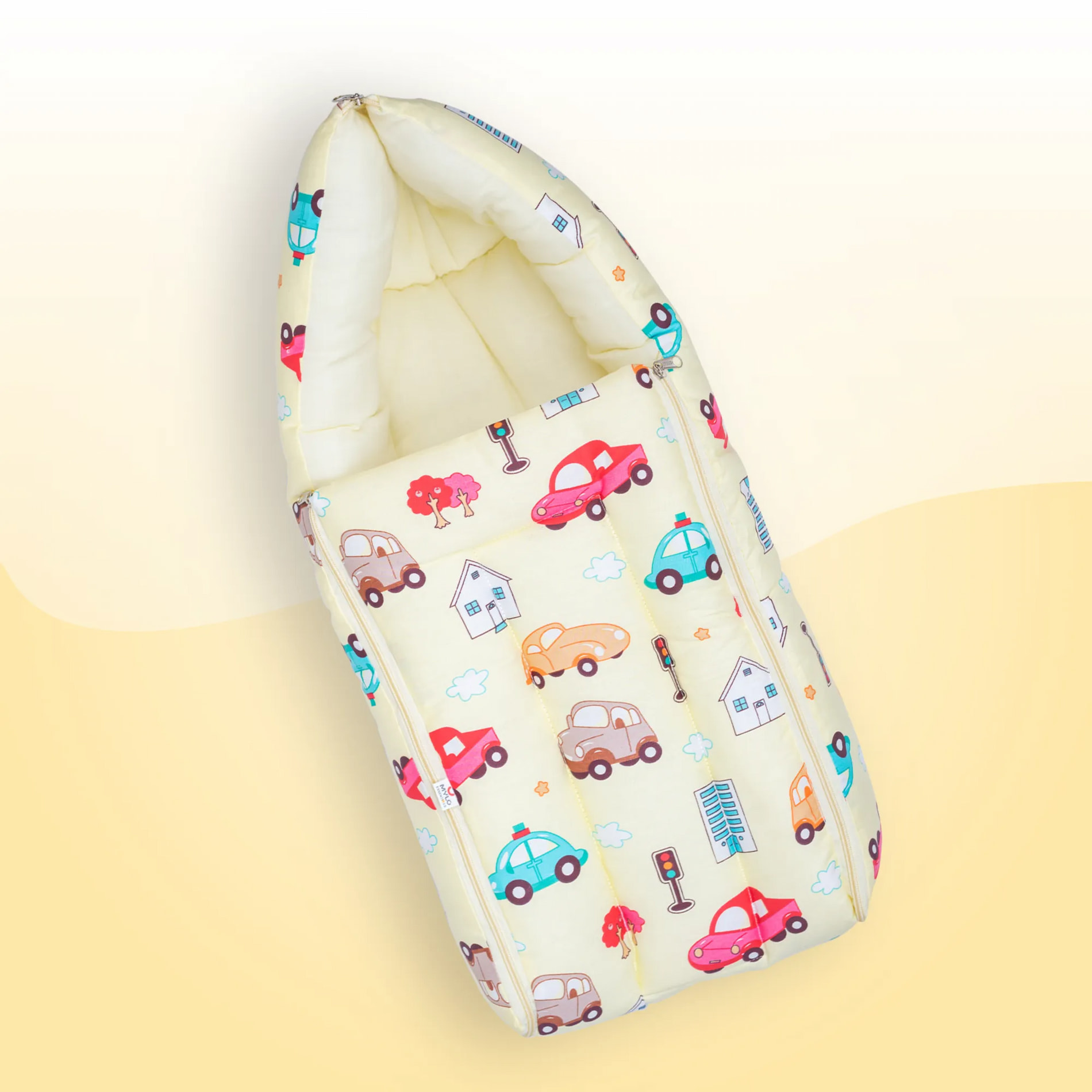 4-in-1 Soft & Snuggly Baby Sleeping Bag - Kids Car