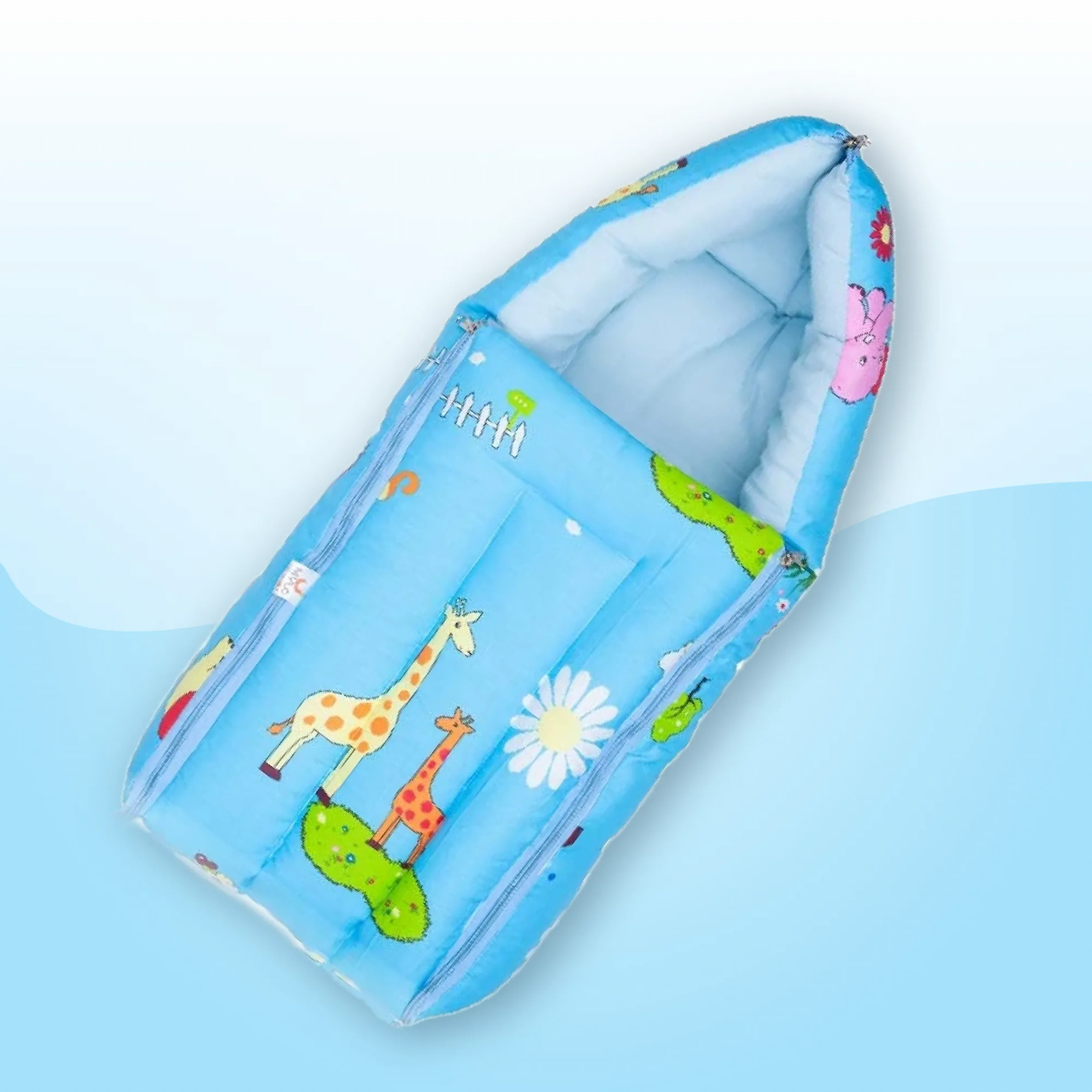 4-in-1 Soft & Snuggly Baby Sleeping Bag - Alpha Baby