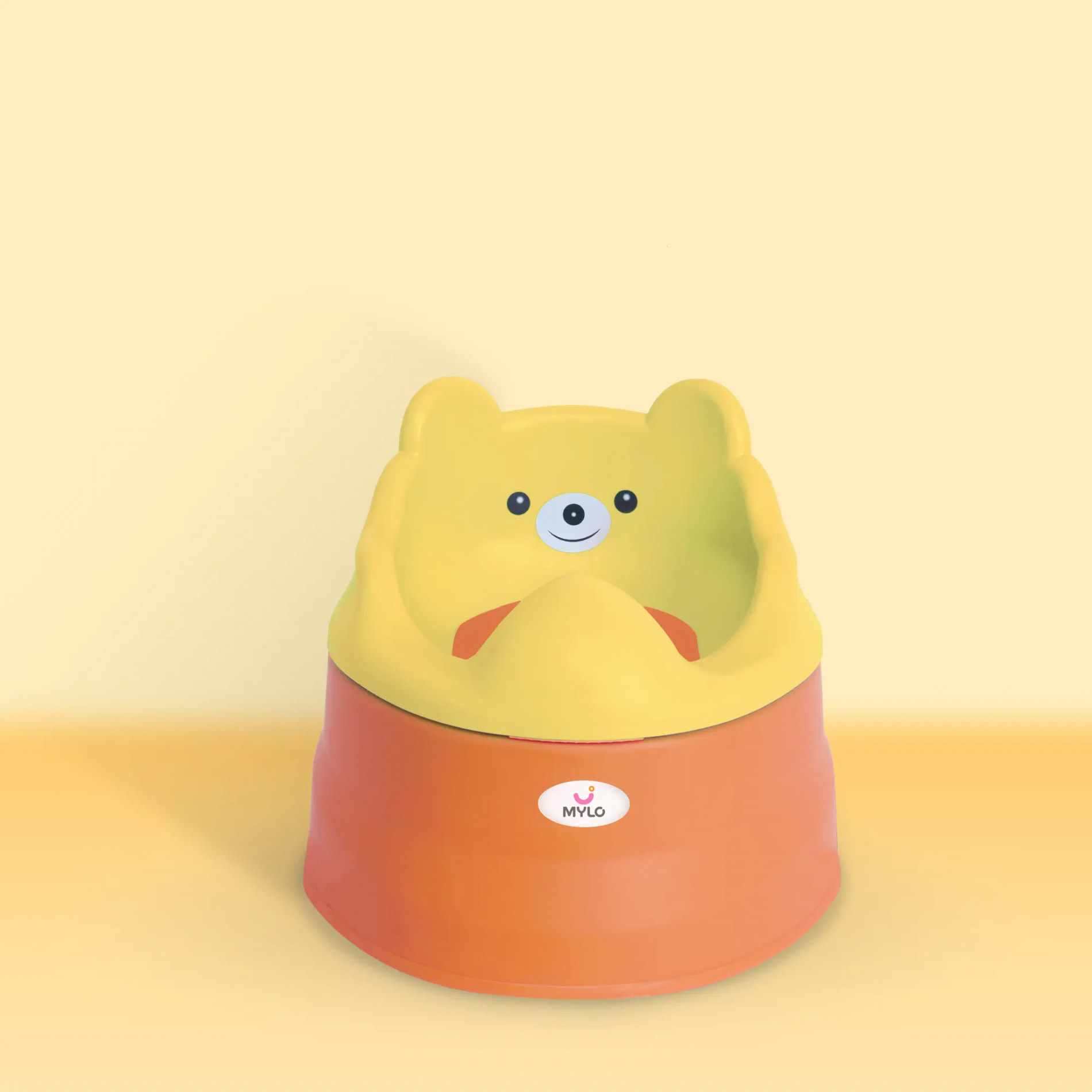 Baby Potty Seat - Yellow & Orange