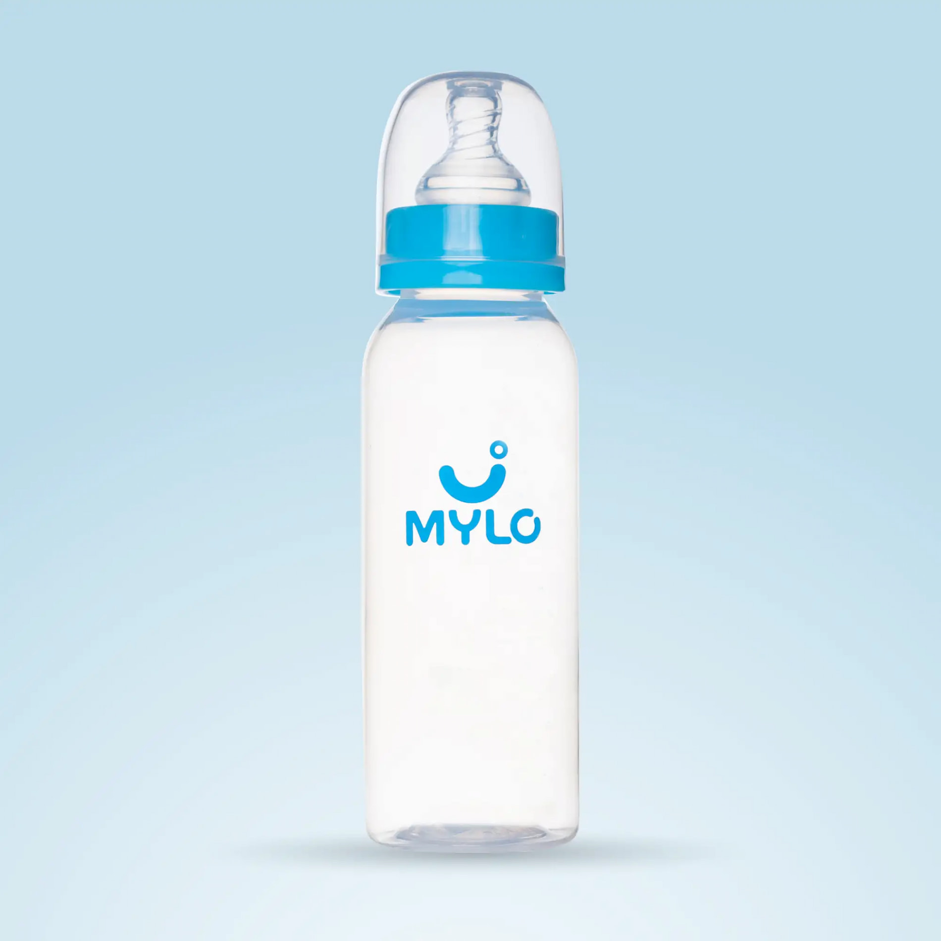 2-in-1 Baby Feeding Bottle (Blue) - 250 ml