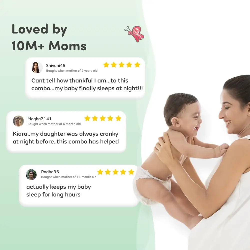 Super Saver Combo - Baby Diaper Pants Small (S) Size 4-8 kgs (84 count) Leak Proof + Tummy Roll On For Baby For Gas & Colic - 40 ml