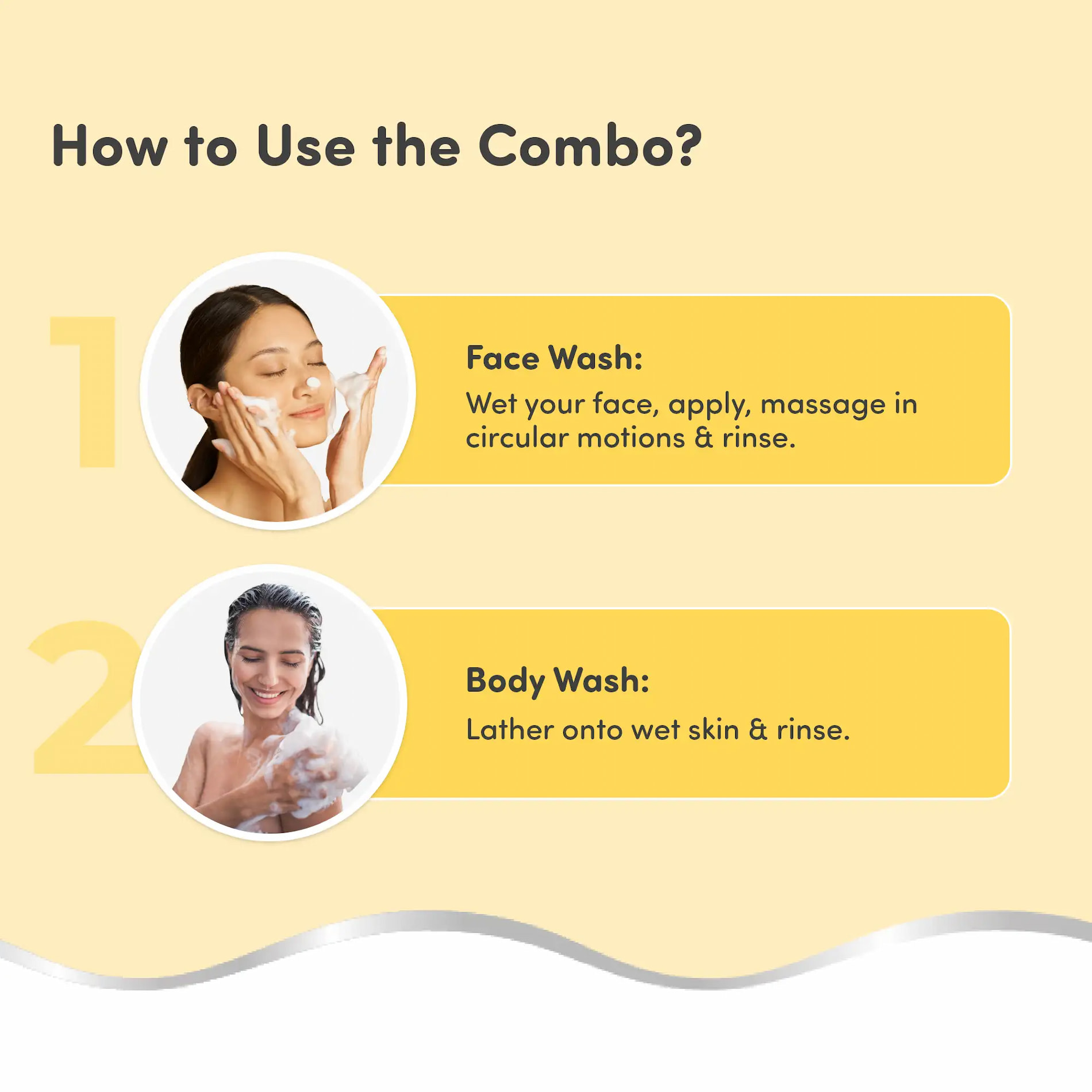 Ubtan Skin Care Combo - Removes Dead Skin Cells | Fights Acne | Brightens Skin | (Ubtan Body Wash  275ml+ Ubtan Face Wash 100gm)