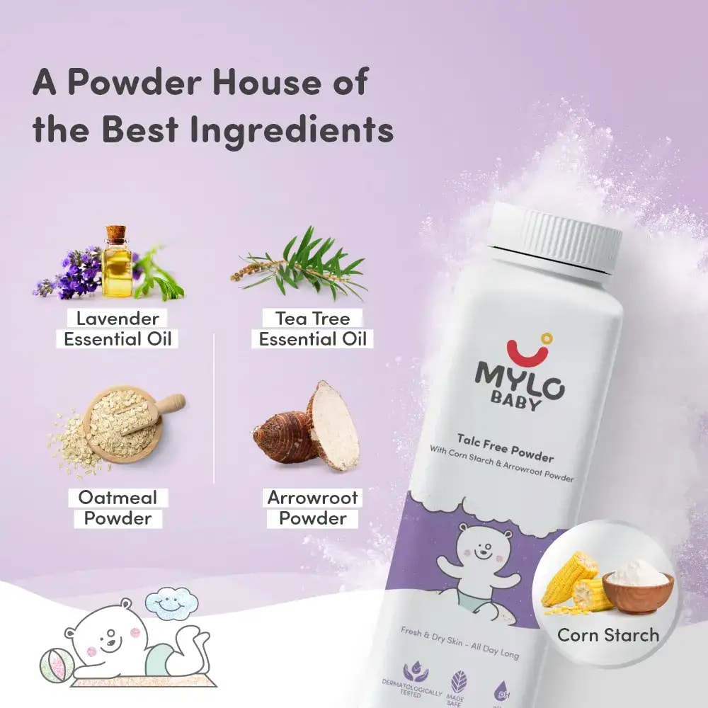 Baby Head to Toe Wash (100 ml) + Baby Powder (100 gm)
