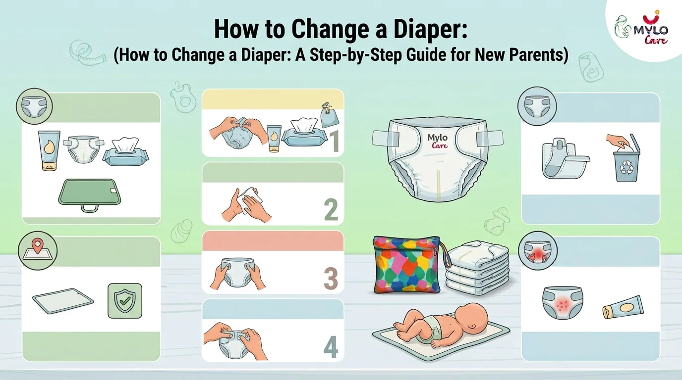 How to Change a Diaper : A Step-by-Step Guide for New Parents