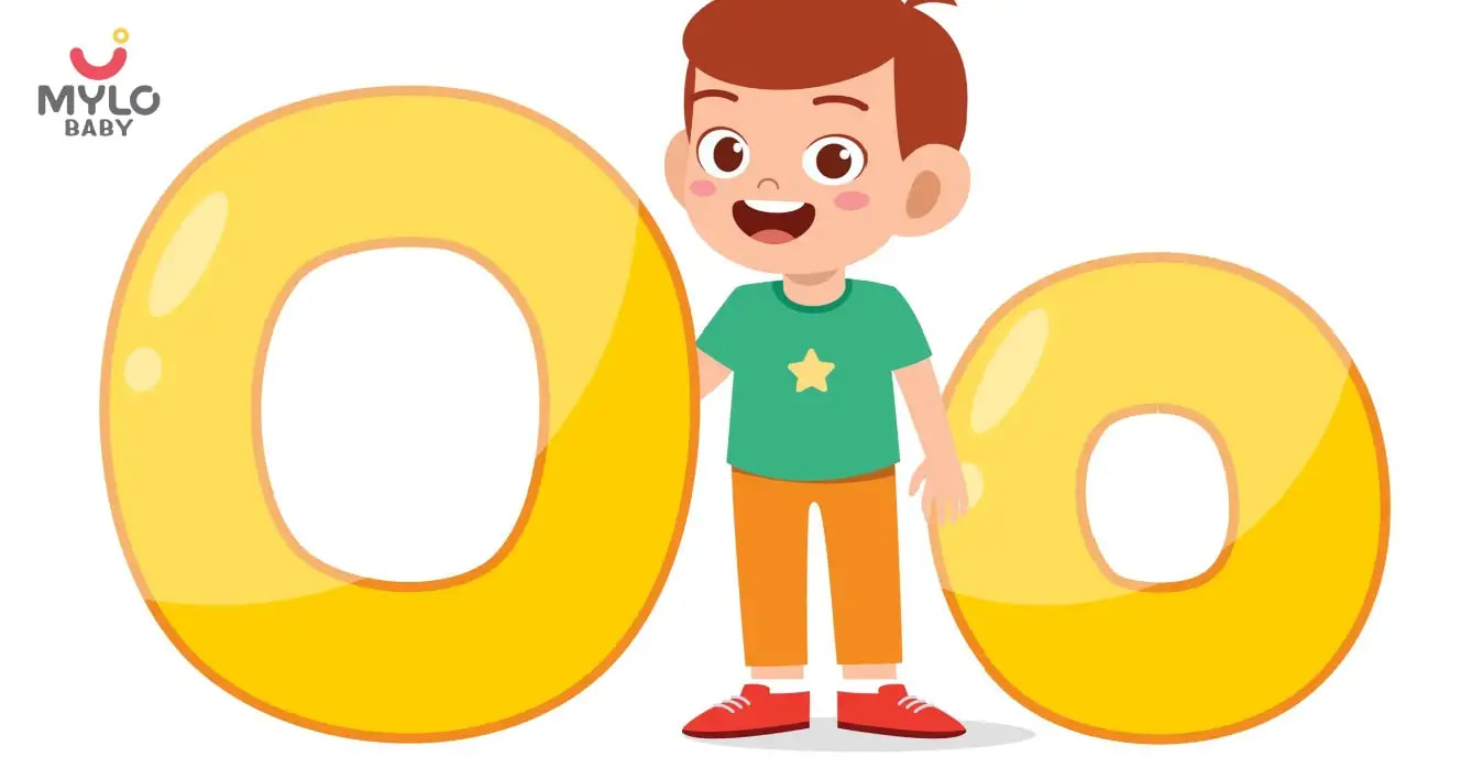 Words that start with O for early learning in small kids 