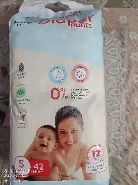 Mylo Baby New Born Diaper Pants | Up to 5Kgs | with Wetness Indicator | 92 Count