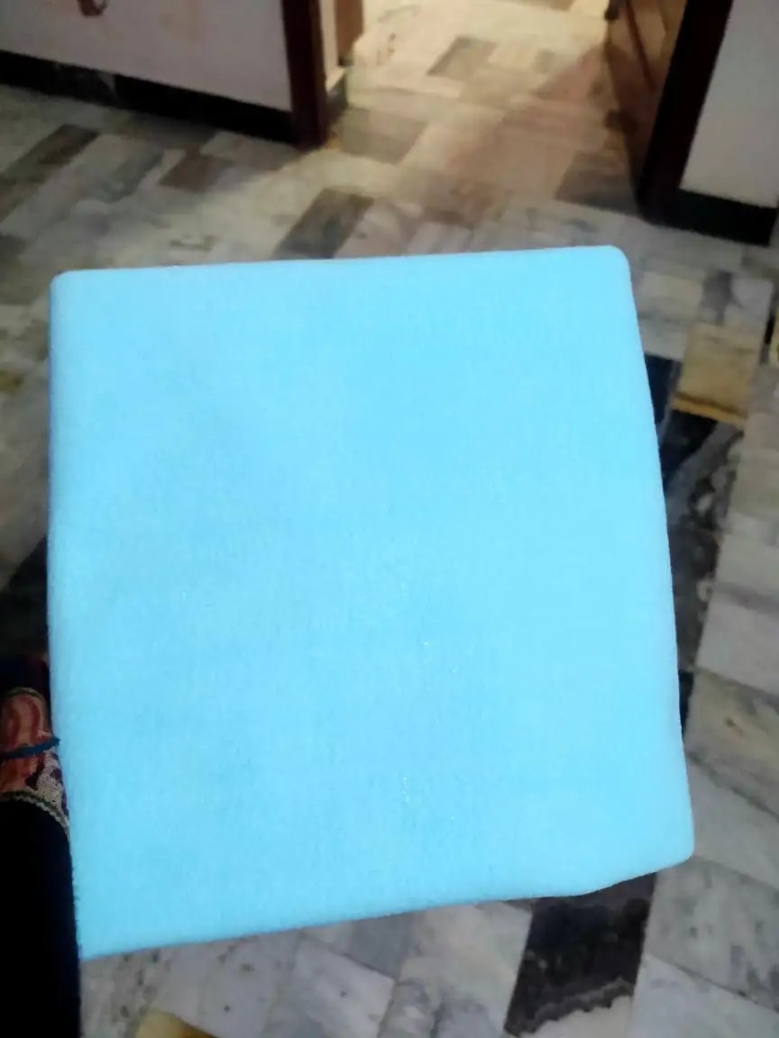 Waterproof Extra Absorbent Baby Dry Sheet & Bed Protector | Guards Against Spills, Stains & Nappy Leaks | Foldable & Portable - Navy Blue - M
