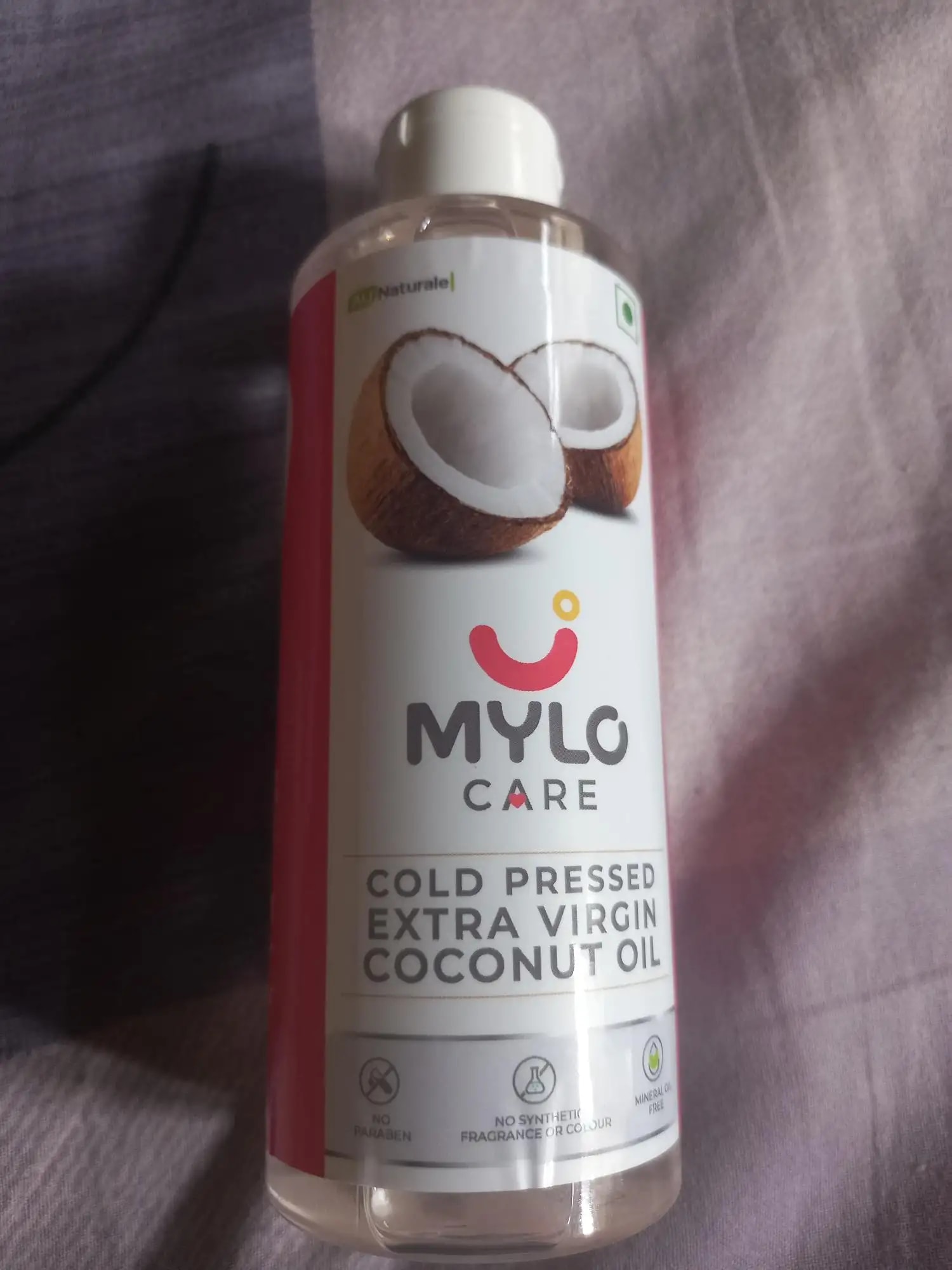 Cold Pressed Extra Virgin Coconut Oil for Skin & Hair - Nourishes Skin Deeply | Reduces Dandruff | Strengthens Hair | Soothes Baby's Rashes - 200 ml