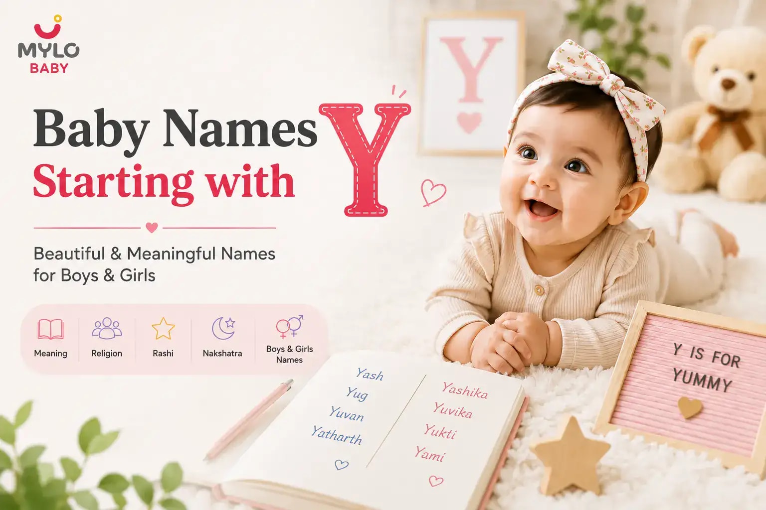 Baby Names Starting With Y for Boys & Girls: Meanings, Religion, Rashi & Nakshatra