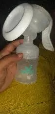 Manual Breast Pump For Feeding Mothers | Anti Colic & BPA Free | Compact & Lightweight | Easy to hold | Easy to Clean | With Bottle (150 ml)
