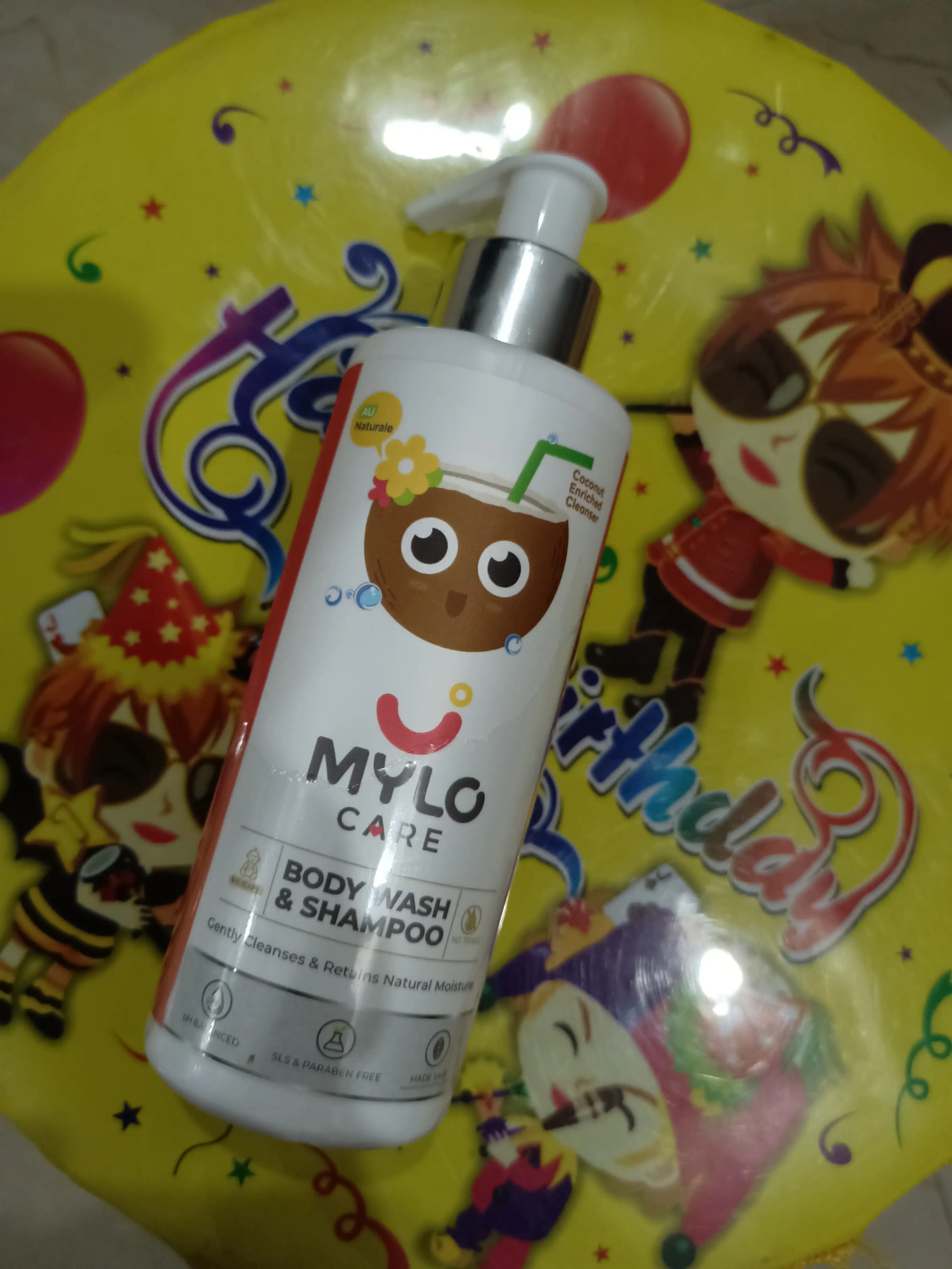 Baby Shampoo and Body Wash | Gentle Cleansing Head-to-Toe | Tear Free Formulation | Retains Natural Moisture | Dermatologically Tested | Made Safe Certified- 200 ml - Pack of 2
