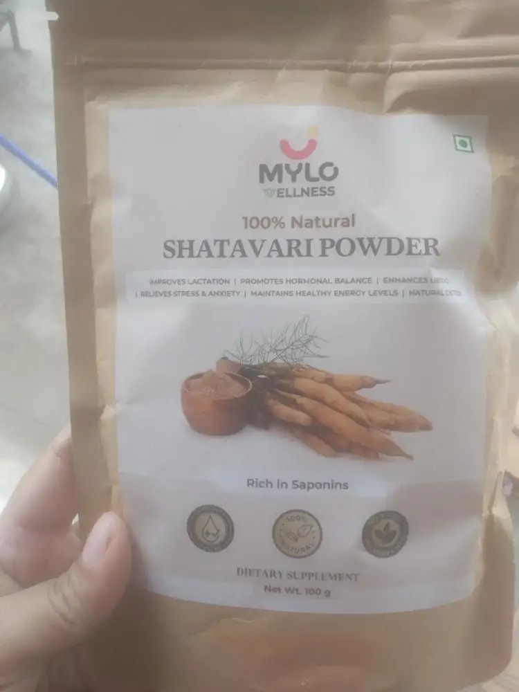 Mylo Care Shatavari Powder for Women | Improves Lactation | Promotes Hormonal Balance | Relieves Stress & Anxiety | Clinically Tested - 200 gm