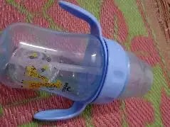 Baby Sipper | 2-in-1 Convertible Sipper with Spout & Straw | Sipper Bottle for Kids - 150ml - BPA-Free (Green)