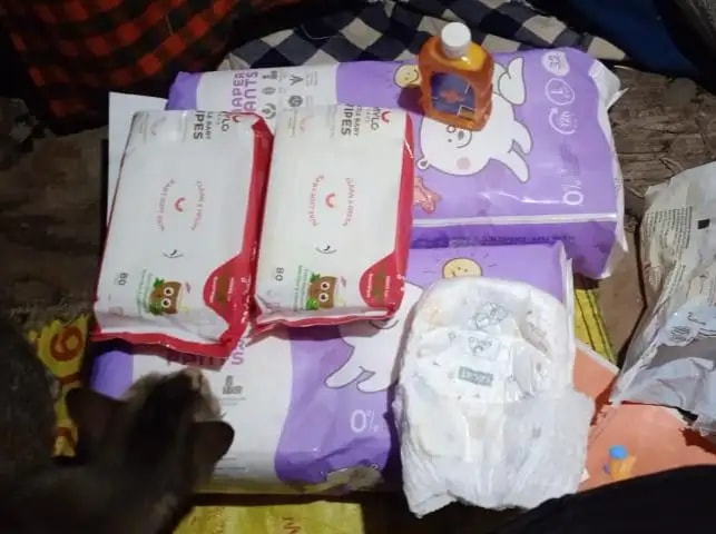 Monthly Diapering Super Saver Combo - Baby Diaper Pants Small (S) - (84 count) + Baby Wipes (Pack of 2)