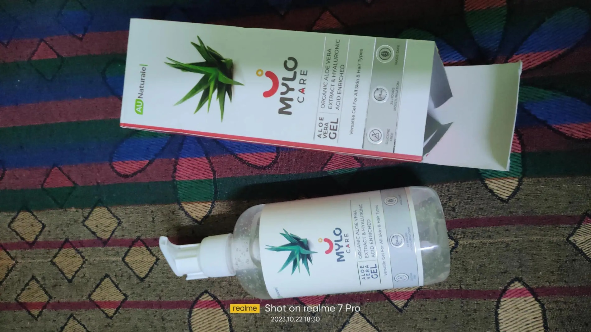 Aloe Vera Gel with 99% Organic Aloe Vera | Nurtures Skin & Hair | Reduces Suntan | Soothes Burns | Enhances Hair Resilience (300 ml)