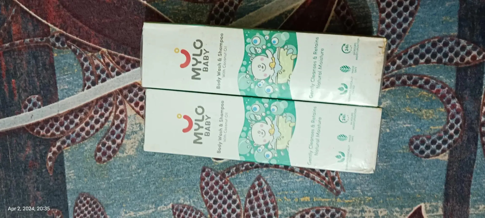 Baby Shampoo and Body Wash | Gentle Cleansing Head-to-Toe | Tear Free Formulation | Retains Natural Moisture | Dermatologically Tested | Made Safe Certified- 200 ml - Pack of 2