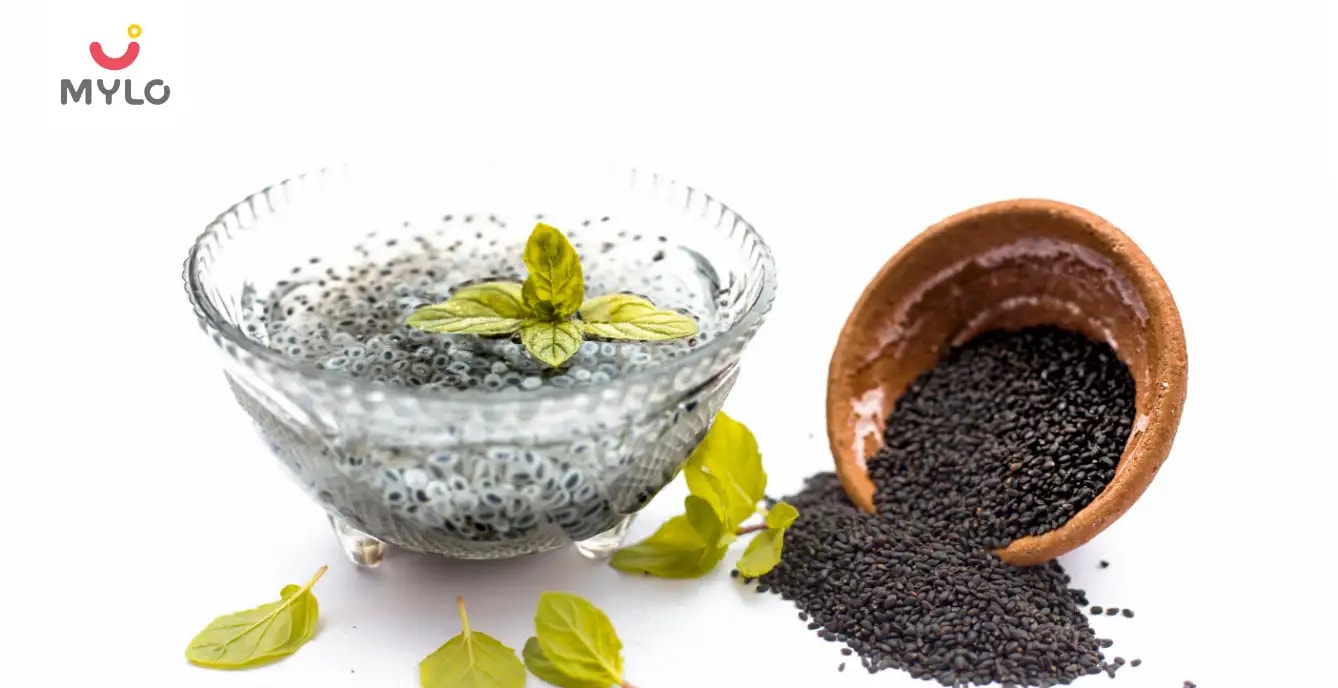 Images related to Sabja (Basil) Seeds in Pregnancy: Is It Safe? Benefits & How Much