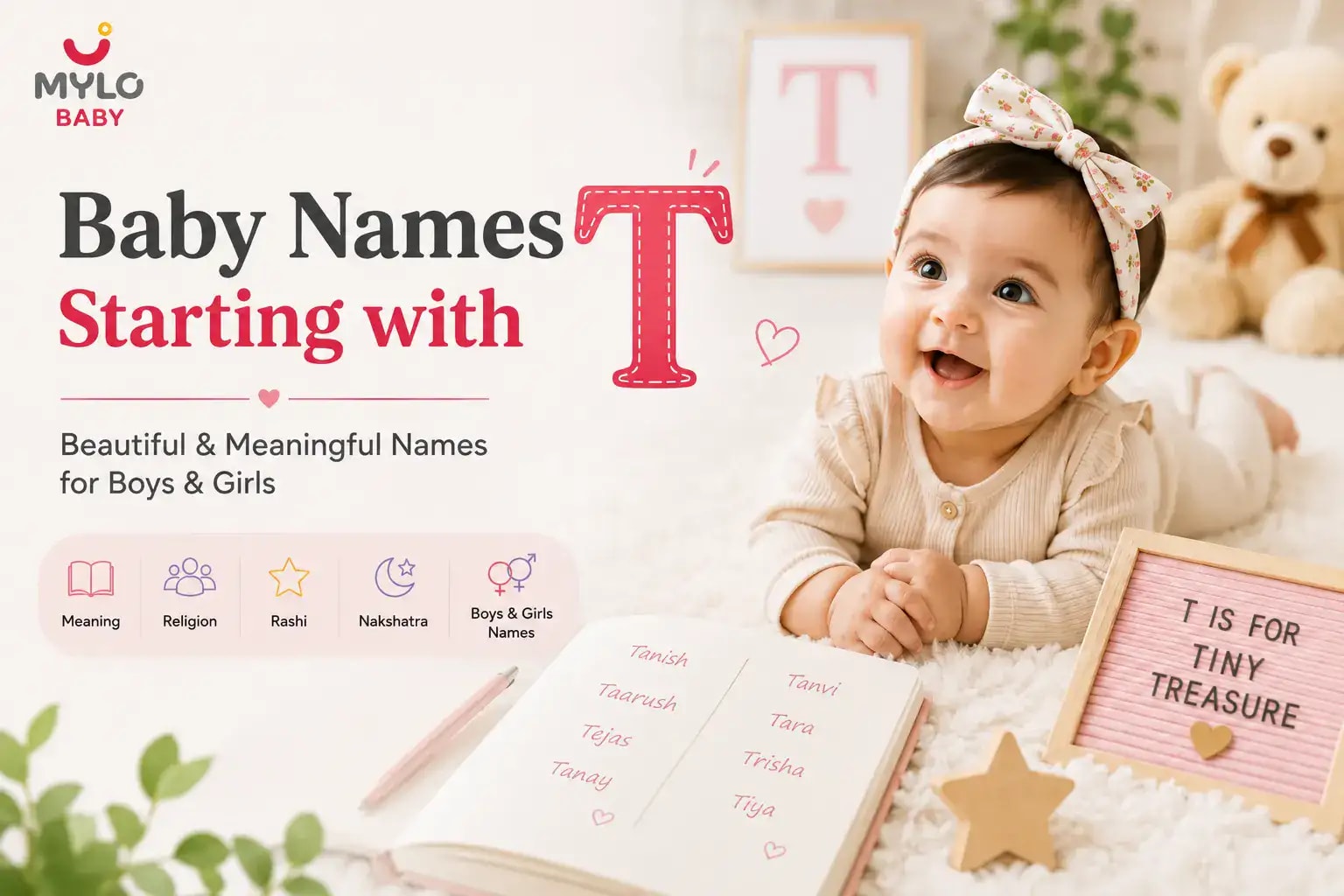 Baby Names Starting With T for Boys & Girls: Meanings, Religion, Rashi & Nakshatra