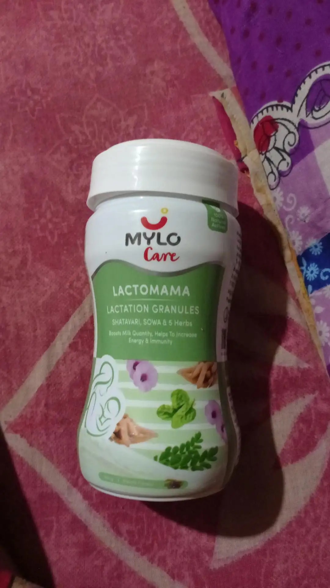 Mylo LactoMama ™ | With Shatavari, Sowa & 5 herbs | Natural Supplement for Boosting Breast Milk | 100% Natural Ingredients | 300g | Pack of 2 | Elaichi