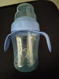 Baby Sipper | 2-in-1 Convertible Sipper with Spout & Straw | Sipper Bottle for Kids - 150ml - BPA-Free (Green)