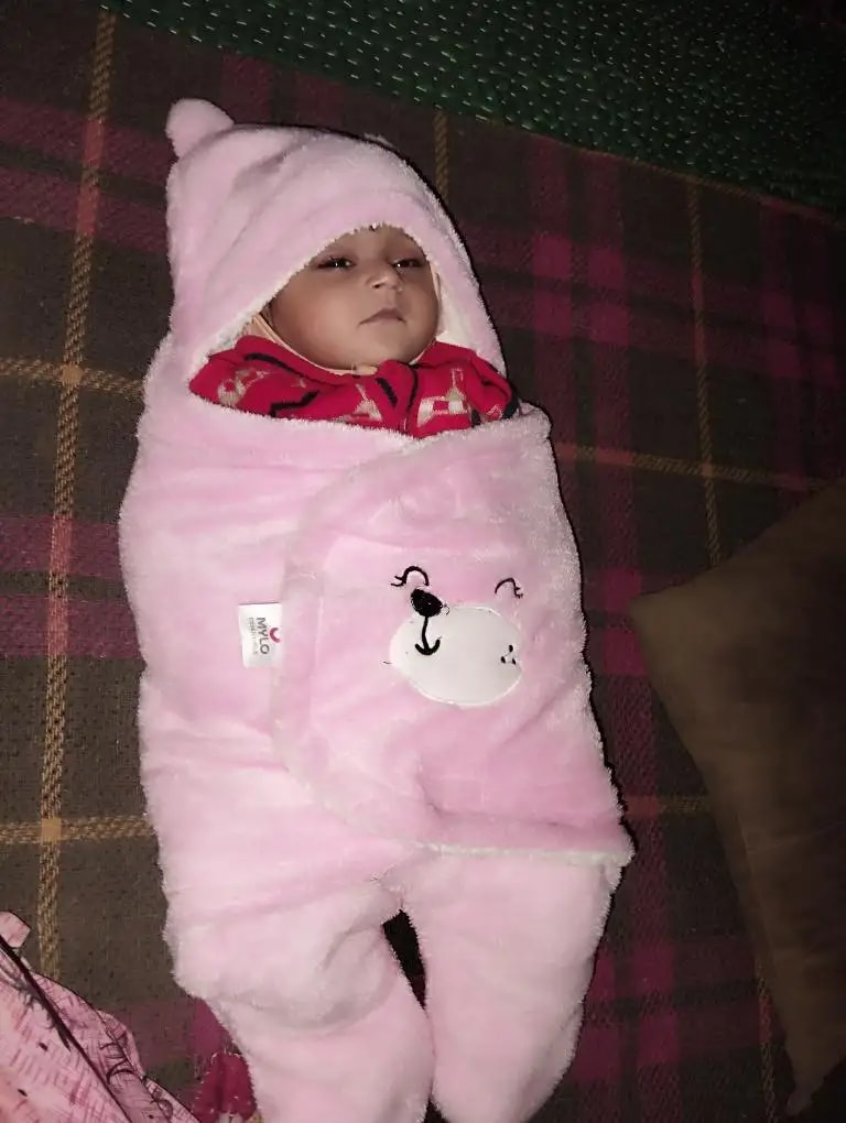 Baby Wrapper for New Born | Baby Swaddling Wrapper | 4-in-1 All Season AC Blanket cum Sleeping Bag for Baby 0-6 Months - Light Pink & Mint Green