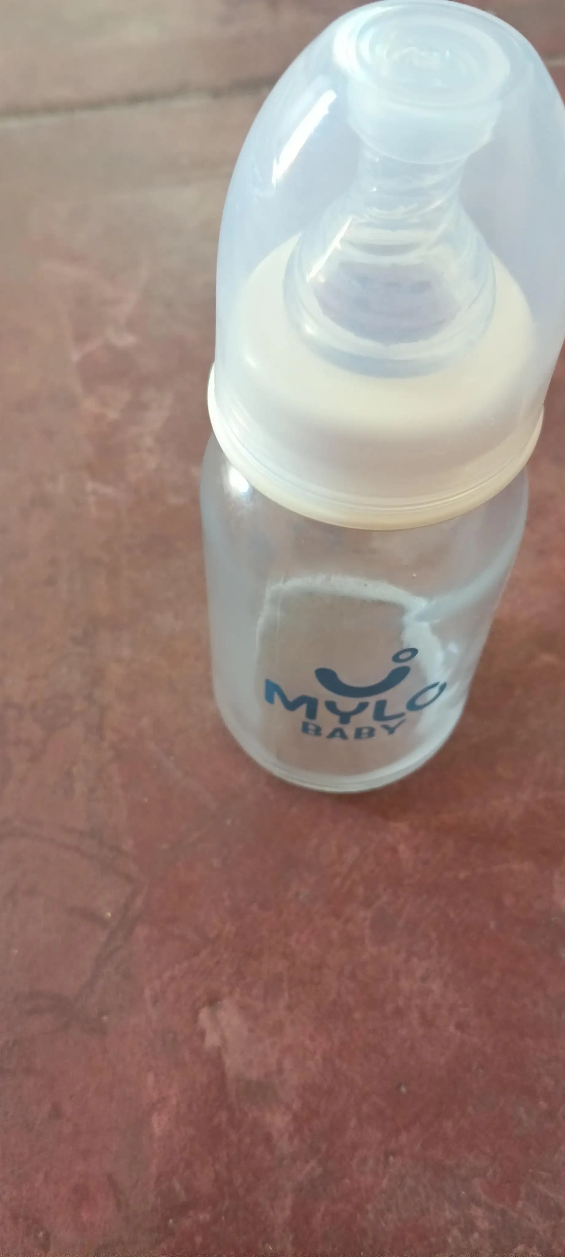 Glass Feeding Bottle | BPA Free | Anti-Colic | 100% Food Grade | Stain & Odor Free - 125 ml