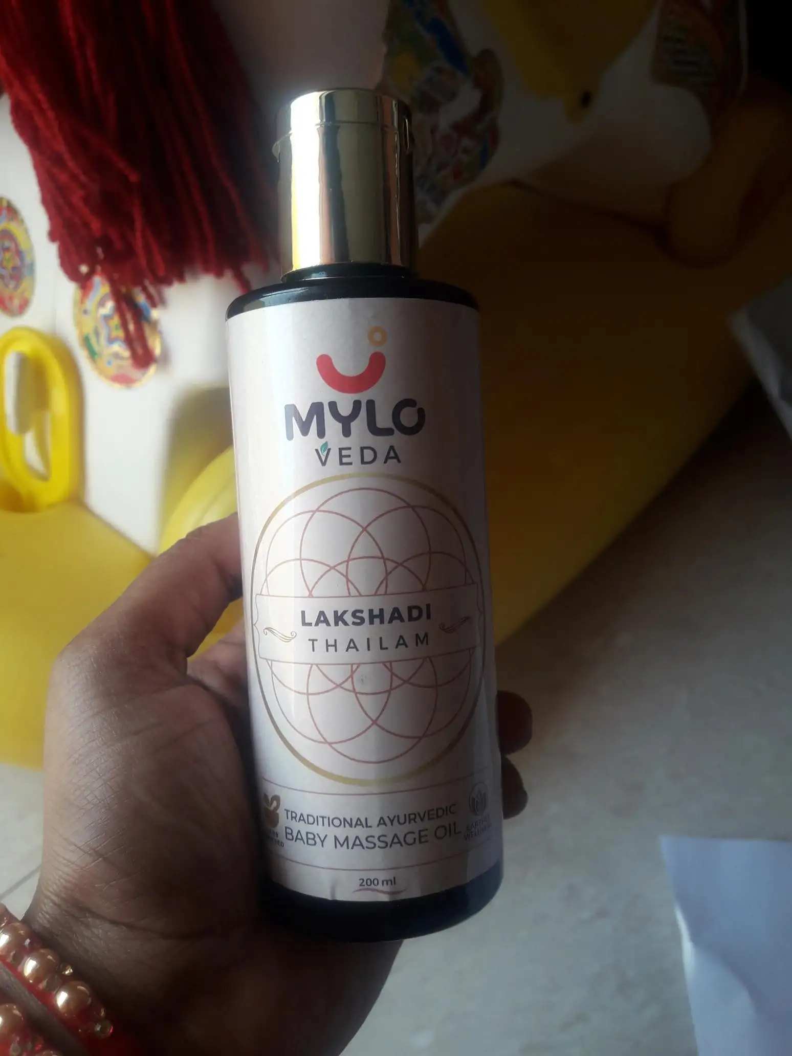 Mylo Herb Enriched Baby Massage Oil - 200 ml | Pack of 2 | Dermatologically Tested | Made Safe Certified | Nourishes Skin | Strengthens Immunity | Ayurvedic Preparation