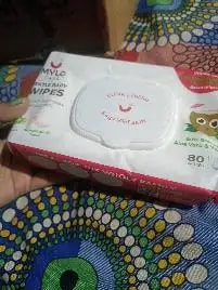 Gentle Baby Wipes With Lid - Organic Coconut Oil, Neem, Aloe Vera and Vitamin E | 98% Pure Water | Dermatologically Tested (Pack of 6) - 72 Wipes Per Pack