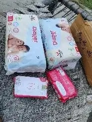 Monthly Diapering Super Saver Combo - Baby Diaper Pants Small (S) - (84 count) + Baby Wipes (Pack of 2)