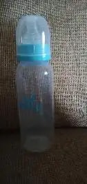 2-in-1 Baby Feeding Bottle | BPA Free with Anti-Colic Nipple & Spoon | Easy Flow Neck Design - Lion & Giraffe 125ml & 250ml