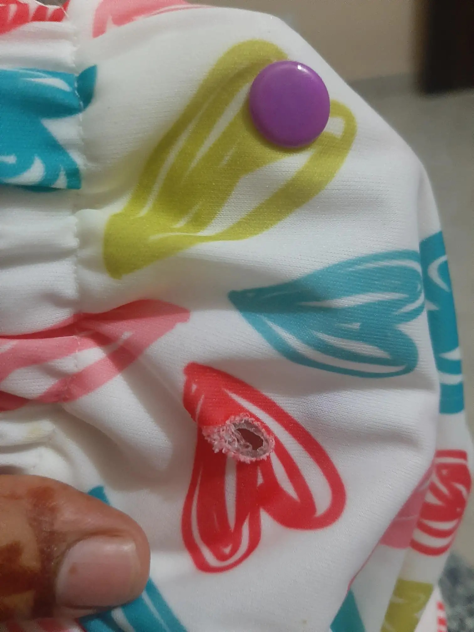 Adjustable Washable & Reusable Cloth Diaper With Absorbent Insert Pad (3M-3Y) | Oeko-Tex Certified - Rainbow, Floral Spring & Heart Doodles