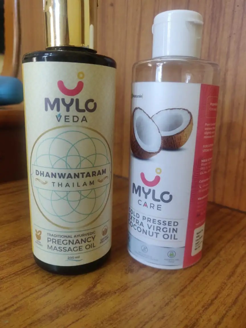 Pregnancy Massage Oil & Coconut Oil Combo